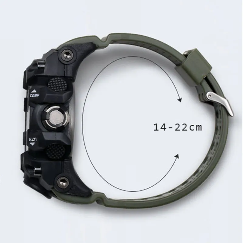 SMAEL Marca de lujo Relojes deportivos para hombre Reloj digital LED Reloj casual de moda Reloj digital 1545 Reloj militar Reloj deportivo para hombres 297n