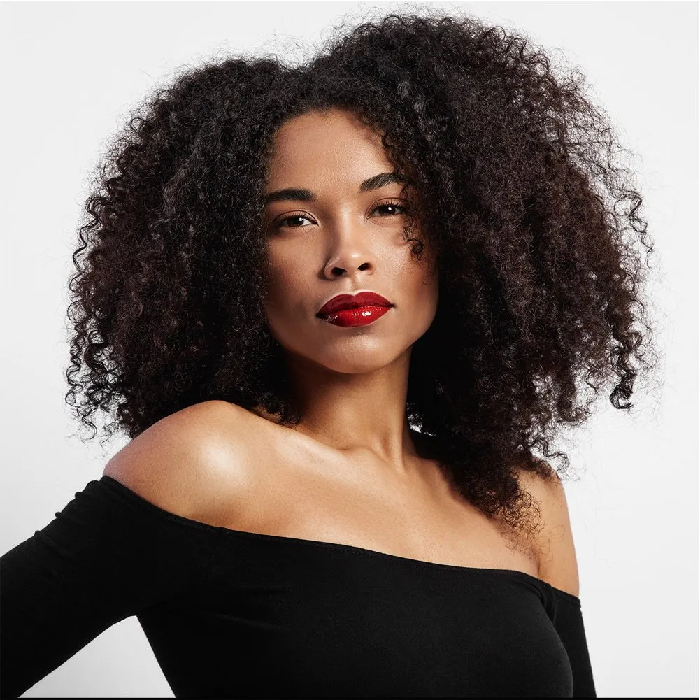 Perucas de cabelo encaracolado afro curto para mulheres negras afro-americanas fantasia marrom natural perucas sintéticas 2648405