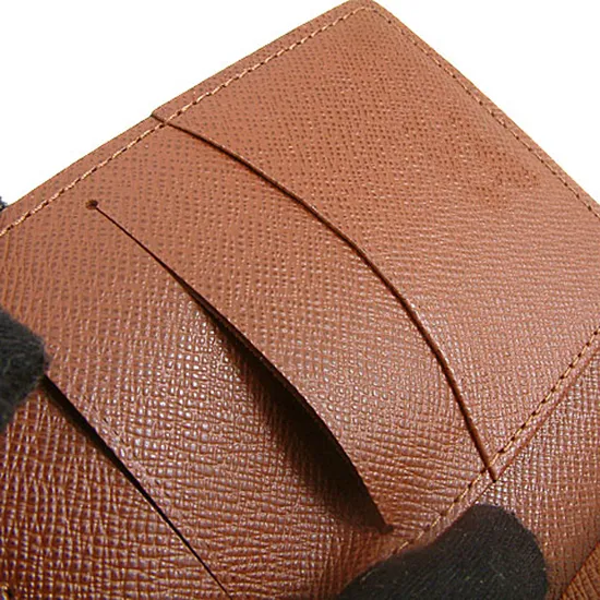 Utmärkt kvalitetsficka organisatorkorthållare NM Canvas Real Leather Plånböcker M60502 Herrväska N63145 N63144 Purse ID Bifold Wallet217J