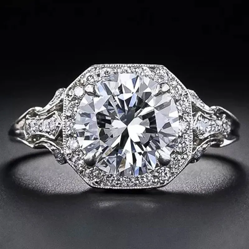 Nouveau luxe mode dames bijoux pur naturel transparent jaune jade diamant pierres précieuses 925 bague de mariage en argent sterling Jewe239i
