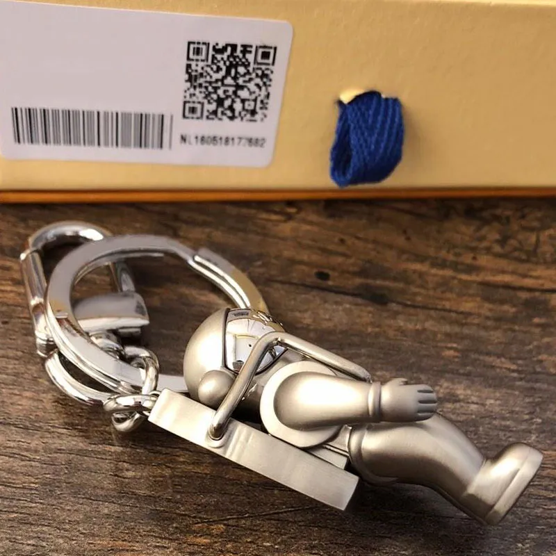 2019 Spaceman Key Chain Akcesoria Modna Łańcuch Klucz Akcesoria Mężczyźni i kobiety Pendant Box Packaging266G