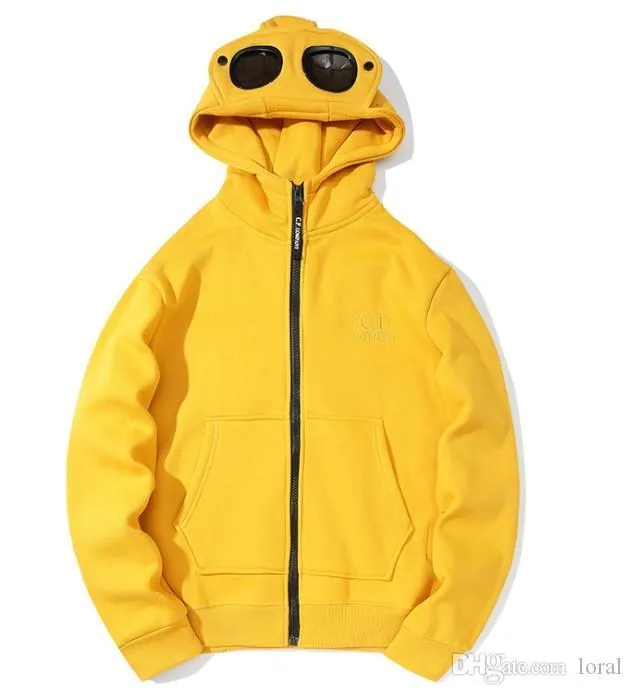 Masculino feminino capuz casaco 19SS CP Company Moda Tops Jaqueta de inverno de manga longa para mulheres masculino tamanho m2xl p72n82806663