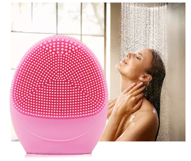 Face Massager Electric Silicone Face Brush Pore cleansing deep Cleaner Skin Cleaning Brush Makeup Remover
