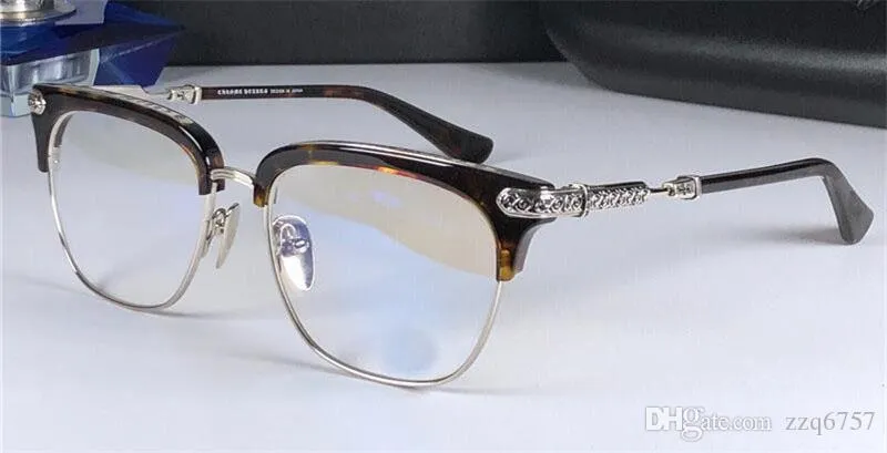 Nouvelle mode lunettes chrom-h lunettes VERTI hommes conception de monture d'oeil peut faire des lunettes de prescription monture vintage steampunk style2704