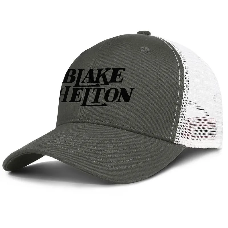 Blake Shelton Logo Armygreen Mens y Womens Trucker Cap Styles de béisbol CustomS Customize Mesh Hats Brasil Black The OF2937974