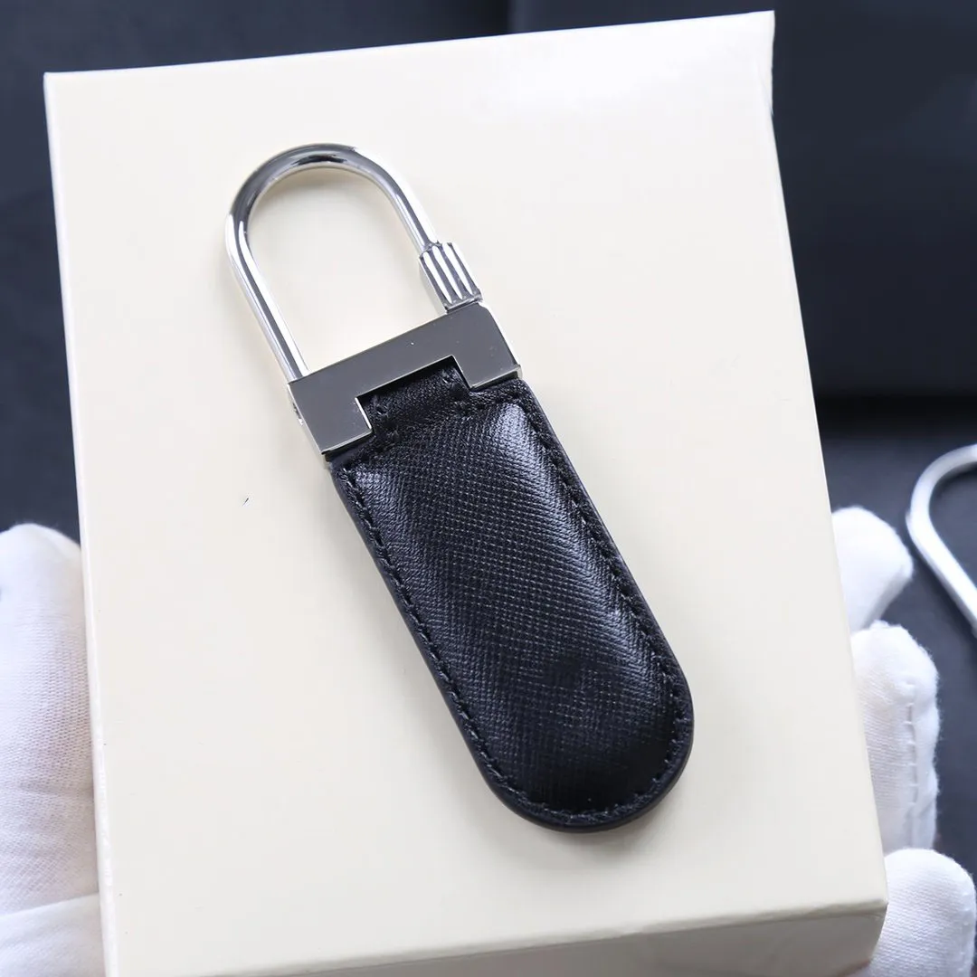 keychain Unisex Key Chain Leather with 316L Stainless Steel keychain Gift for Men with box233v