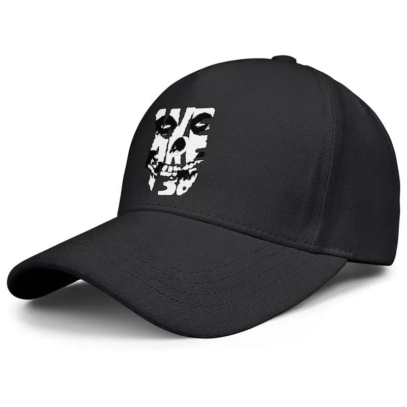 Danzig Misfits Tasarımları Fiend Skull Black Mens ve Kadın Beyzbol Kapağı Tasarımcı Golf Cool Fitted Özel Benzersiz Klasik Şapkalar G2182628