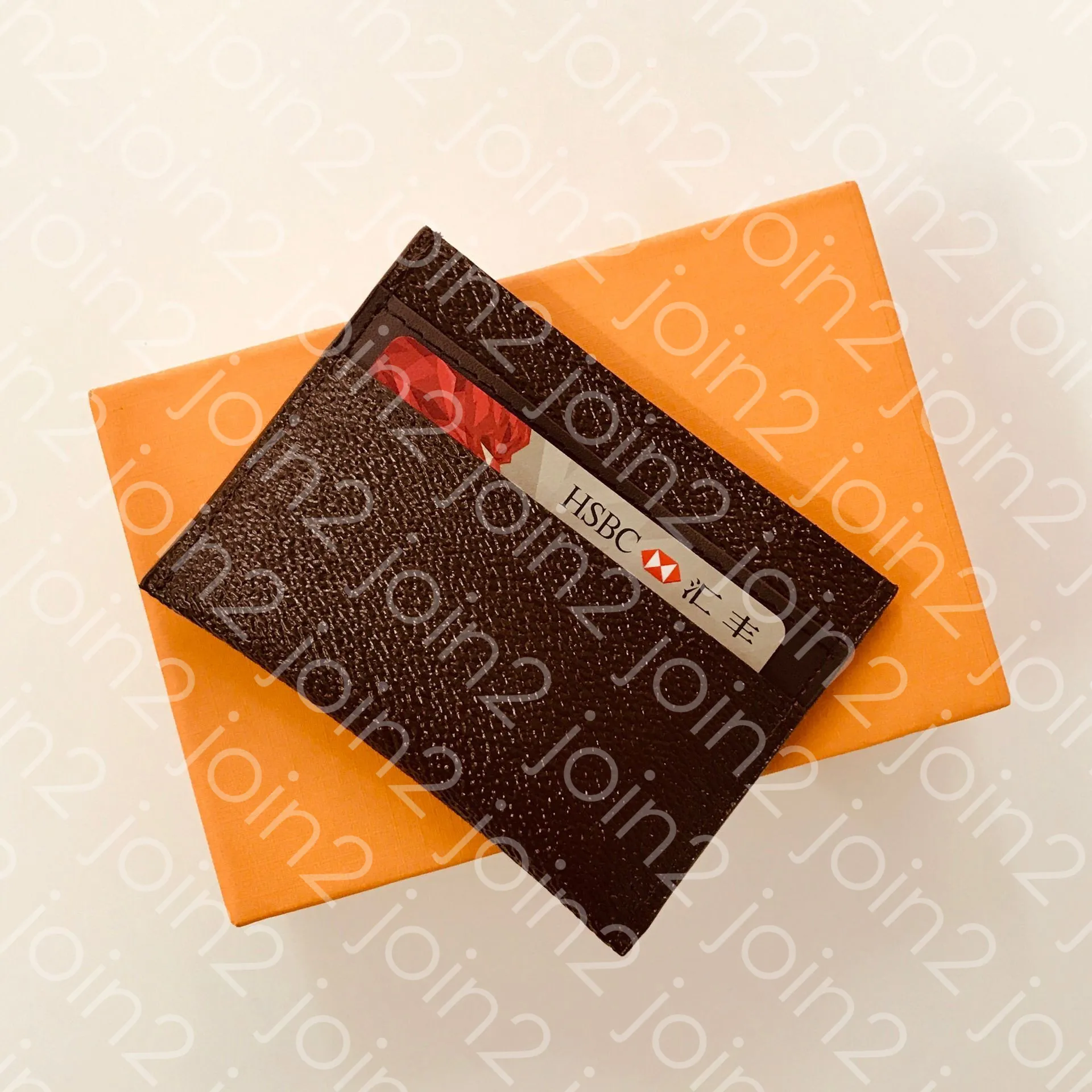 Porte Cartes Double M62170 고품질 패션 신용 카드 홀더 지갑 카드 소지자 Busssiness 카드 케이스 상징적 인 Eclipse Waterproof212S