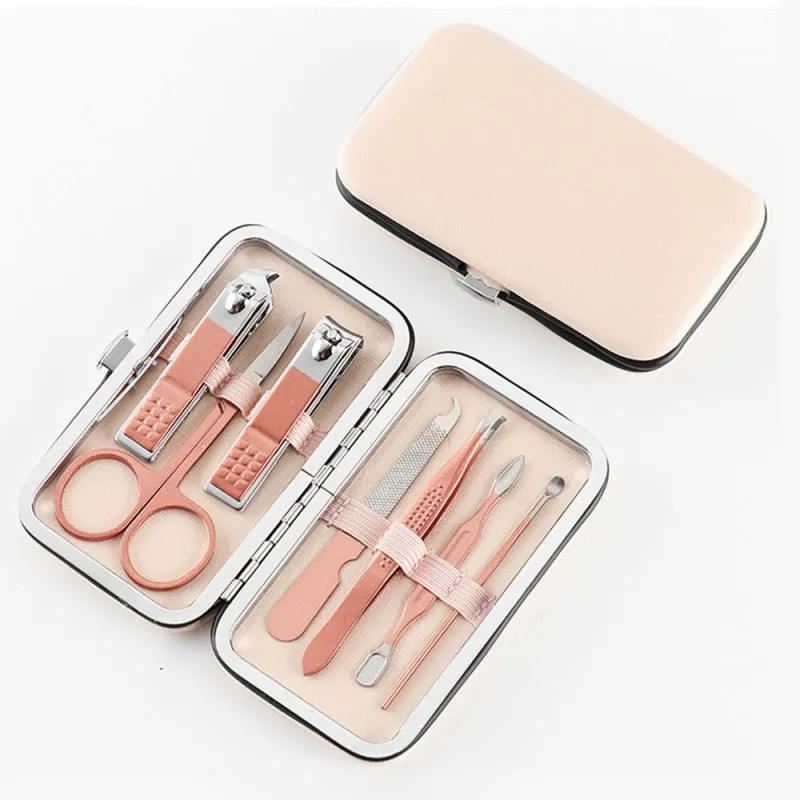 set Stainless Steel Professional Manicure Nail Clipper Set Hygiene Handfoot Nail Cutter Set Portable Nail Cutter Travel Set1299318