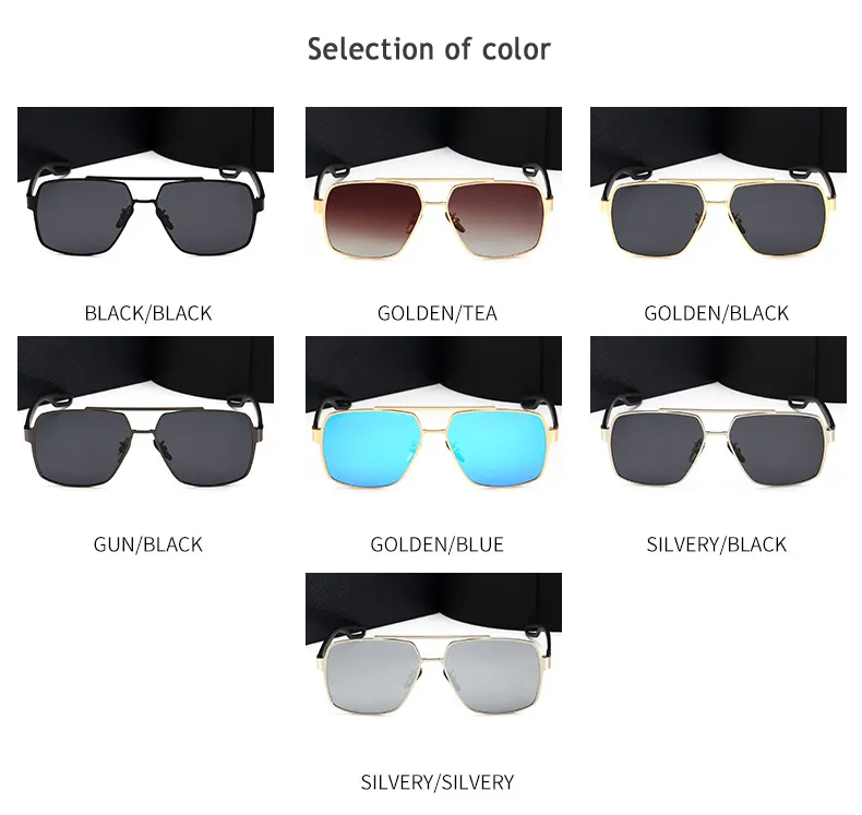 Sprzedawanie spolaryzowanych okularów przeciwsłonecznych mężczyźni Kobiety projekt marki