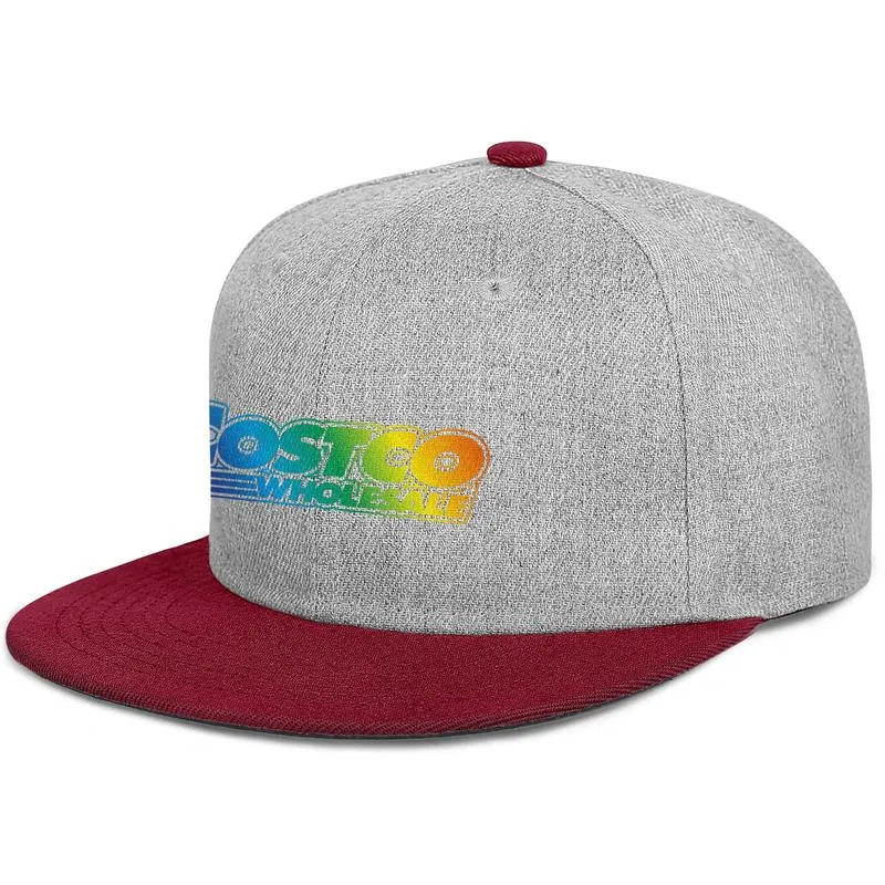 Costco Whole Original Logo Warehouse Online-Shopping Unisex Flat Brim Baseball Cap Styles Team Trucker Hats flash gold it333C