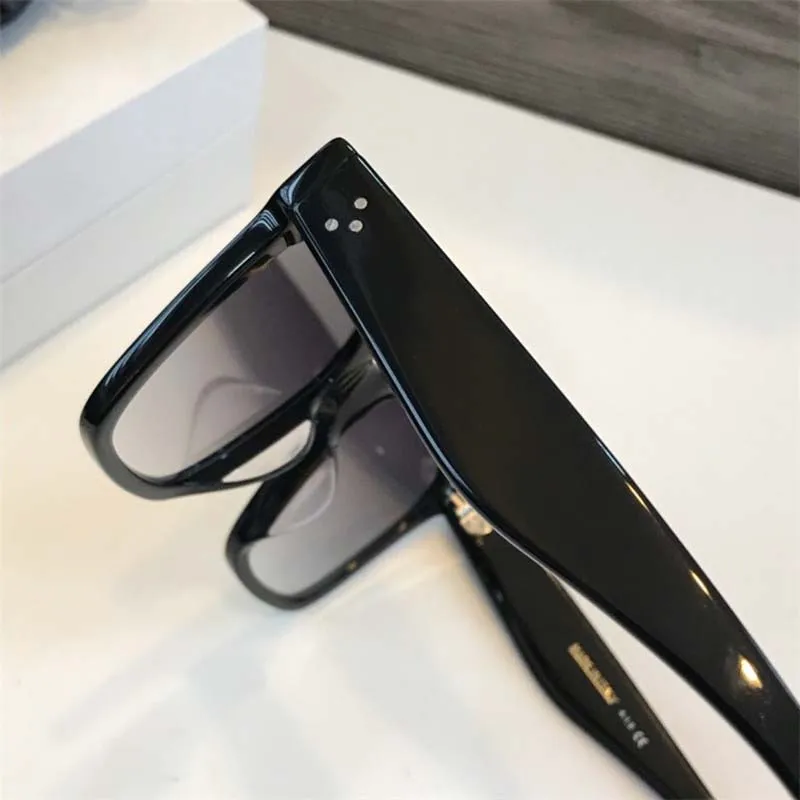 Luksusowe designerskie kobiety okulary przeciwsłoneczne 40055 kwadratowa ramka prosta popularna sprzedaż w stylu najwyższej jakości Ochrona Uv400 Oczy z ORI235U