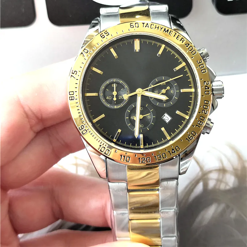 من أفضل العلامة التجارية للرجال الساعات BOSS Watch عالية الجودة من الفولاذ المقاوم للصدأ كرونوغراف الكوارتز جميع الاتصالات DIAL WATERPRO189Y
