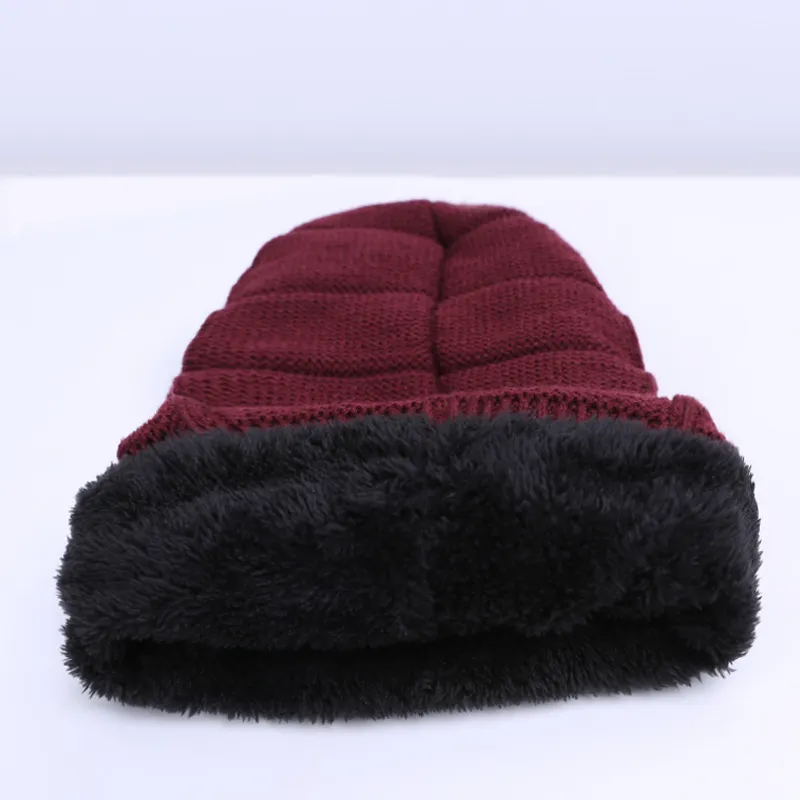 2019 élégant Skullies bonnets chapeaux d'hiver homme épais chapeau d'hiver chaud mâle chapeau épais bonnets casquette hommes casquettes d'hiver toucas gorro2986