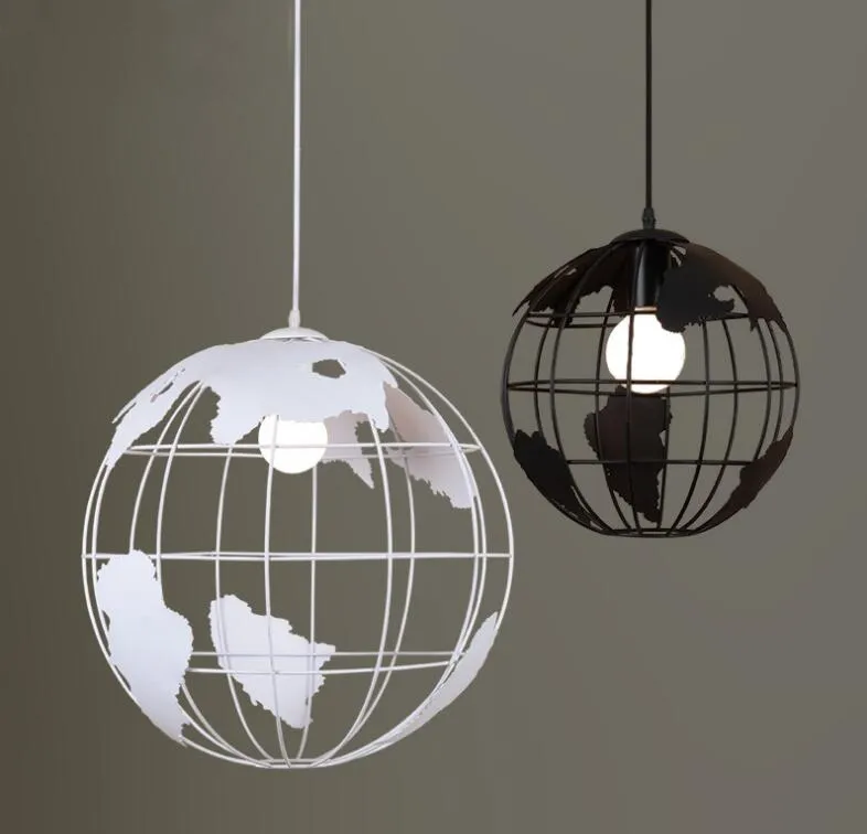 Moderne kreative Globus-LED-Kronleuchter, LED-Lampen, hochwertige Eisen-Wohnzimmerlampen, E27-LED-Glanzbeleuchtung, Kronleuchter277p