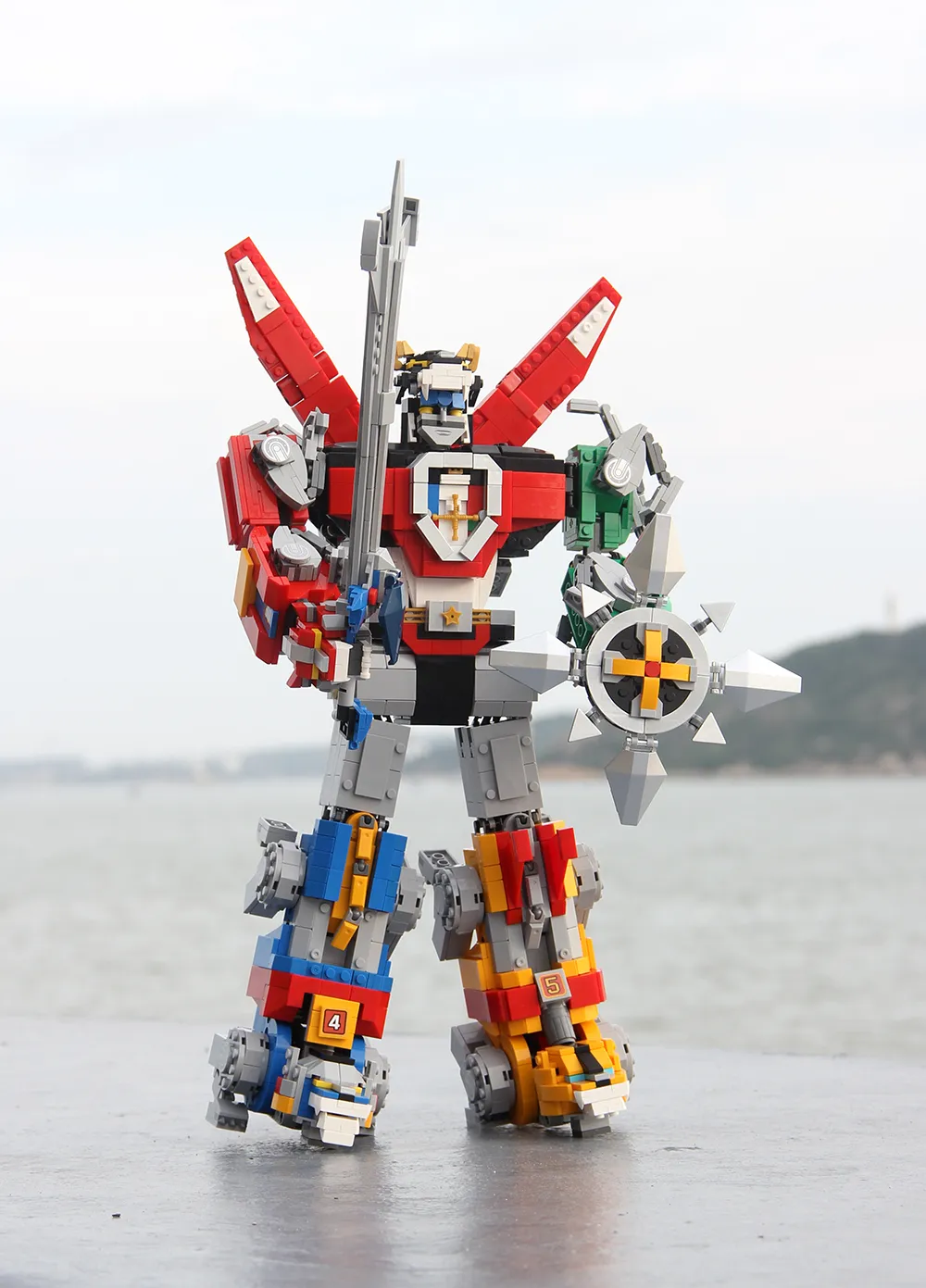 Lepin 16057 Ideas Block Series Voltron Defender of the Universe Model Building Blocks レンガ教育おもちゃ互換21311