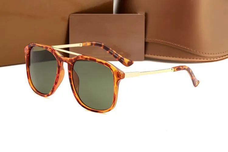 Ny varumärkesdesigner iögonfallande solglasögon Kvinnor Män solglasögon Kvinnliga körglasögon vintage solglasögon UV Goggles Shippi2445