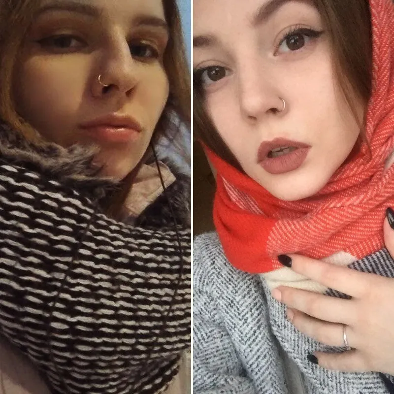 /paket çok renkli altın burun halkası paslanmaz çelik açık piercing septum dudak halka küpeler lake mücevher8526149