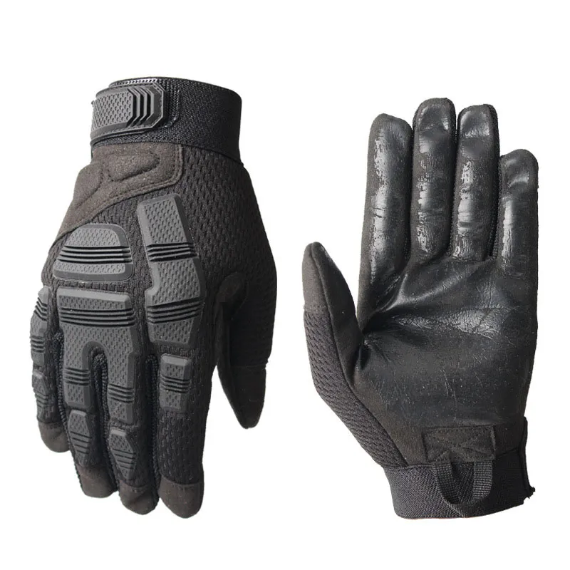 Airsoft стреляет в охоту на полную камуфляж тактические перчатки на открытые спортивные мотоциклевые велосипедные перчатки № 08-081