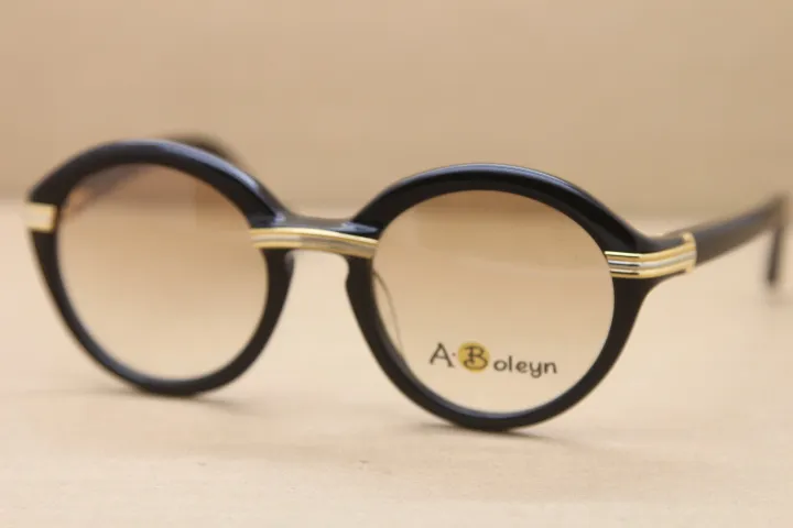 Óculos de designer inteiro 1991 original 1125072 óculos de sol de braços vintage armação de óculos de sol de prancha redonda de moda tamanho 52-22-12433