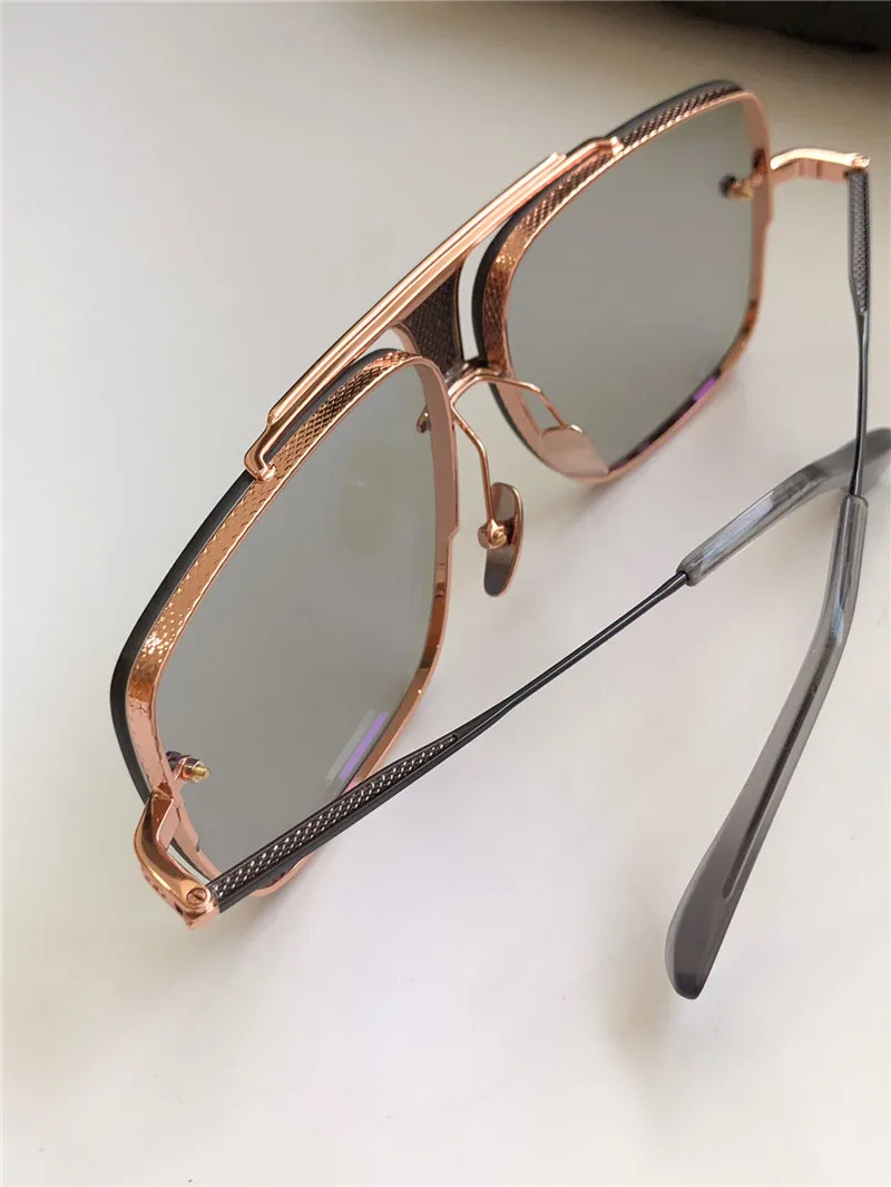 New popular top sunglasses DEAGB men design metal vintage glasses fashion style square frameless UV 400 lens with original case304j