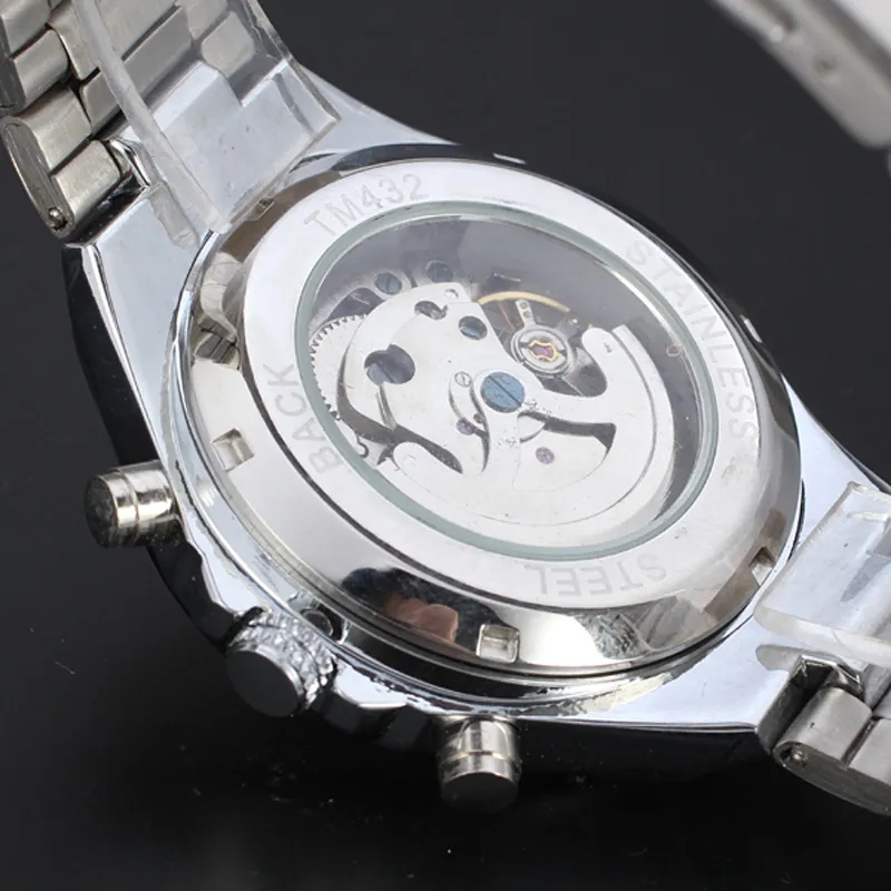 Vinnare nytt nummer Sport Design Bezel Golden Watch Mens Watches Top Brand Luxury Montre Homme Clock Men Automatic Skeleton Watch J13957257