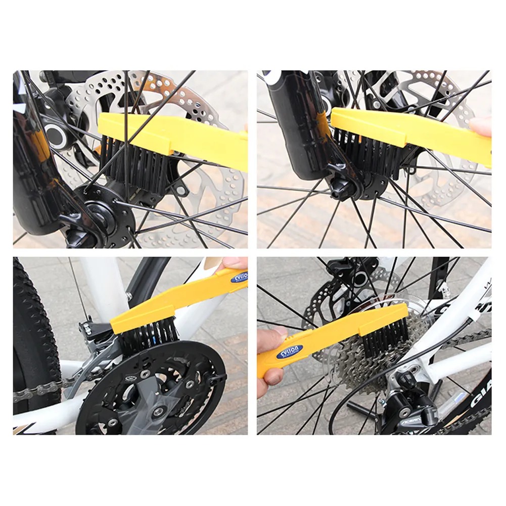 Bicycle Cleaing Tool Kits Bike Chain Cleaner Tire Brushes Road Mountain Bike Cleaning Gloves Highly Effective Cleaners Sets