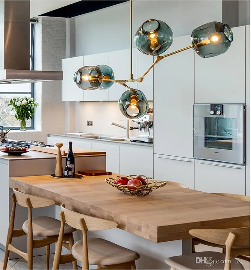 Lustre moderne nordique lampe à LED industrielle lustre de plafond éclairage pour salon chambre cuisine luminaires suspendus300D