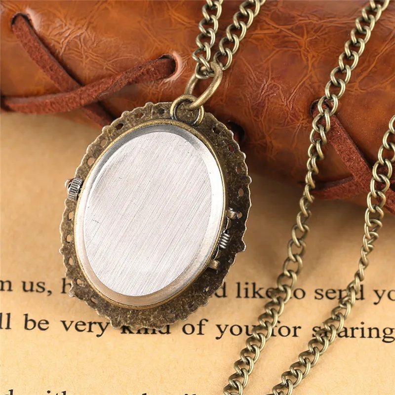 Rétro Steampunk fleur pourpre motif papillon petite petite montre de poche collier pendentif montres à quartz cadeau d'anniversaire pour dame G280A