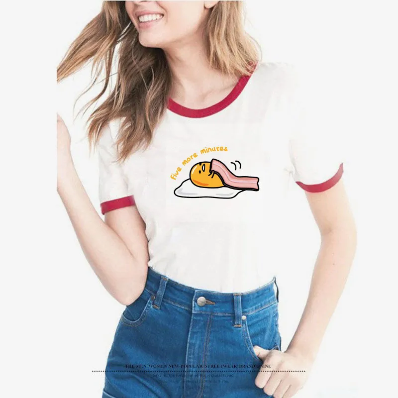 2018-new-t-shirt-women-cute-Gudetama-Lazy-Egg-Yolk-tshirt-Funny-female-T-Shirt-lovely (1)