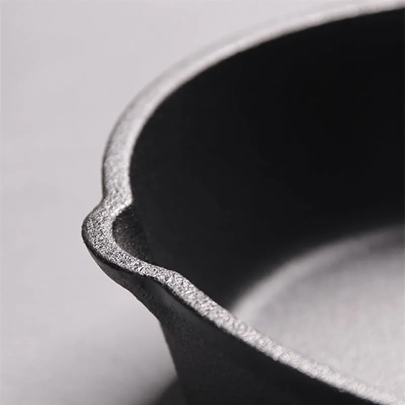 Upspirit Sartén antiadherente de hierro fundido de 14-26 cm para cocina de inducción de gas, olla para panqueques, utensilios de cocina, utensilios de cocina C19189T