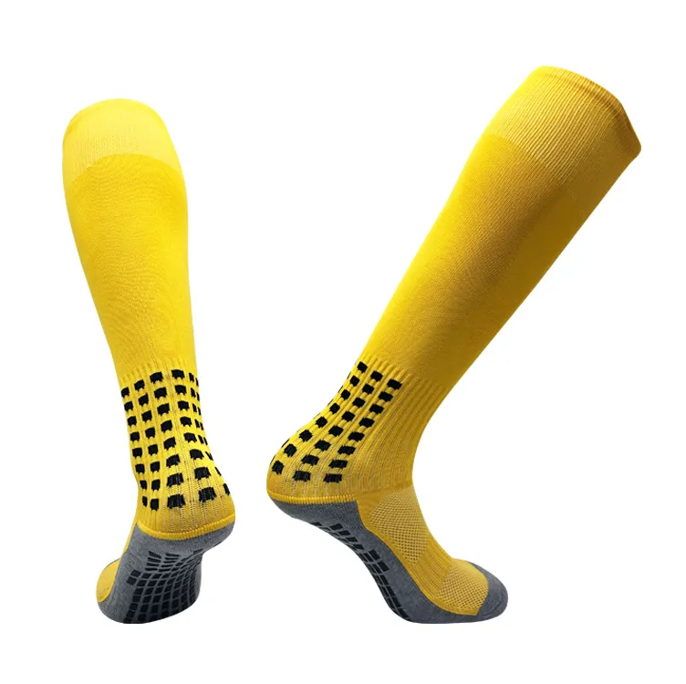 Erkekler Slip Sports Futbol Çorapları Uzun Çorap Diz Yüksek Futbol Jogging Spor Salonu Yetişkinler için Profesyonel Nefes Alabalan