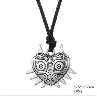 Z2 la légende de Zelda Majoras masque pendentif païen Wiccan collier religieux bijoux 296Y