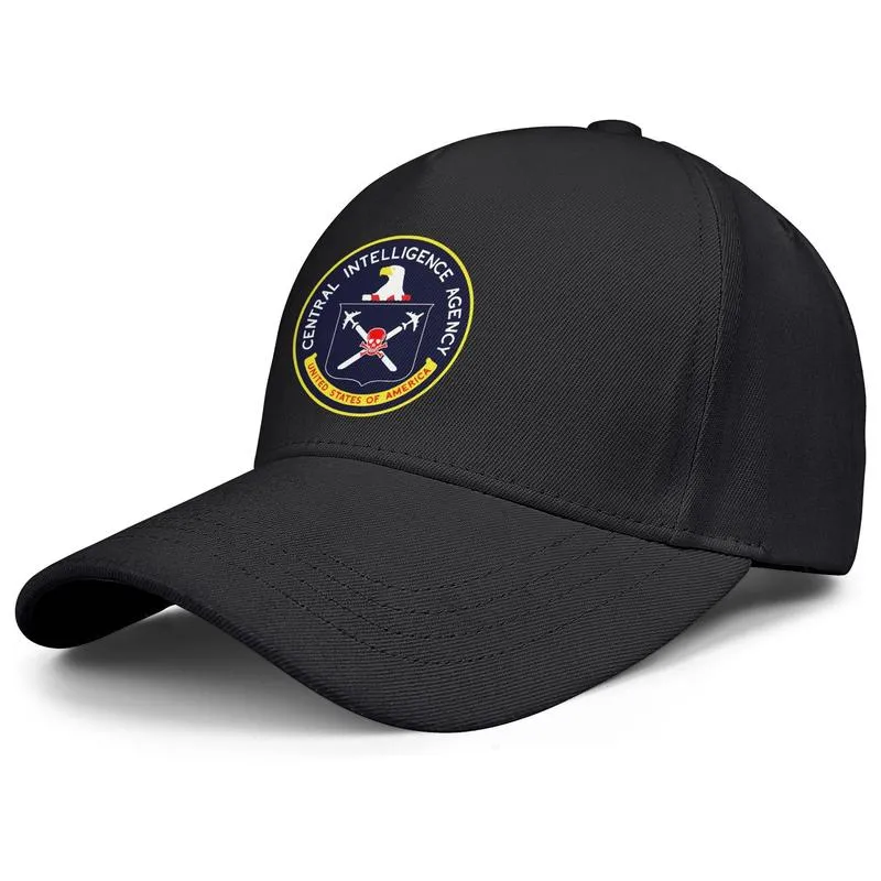 Cappellino da camionista regolabile da uomo e da donna con logo della Central Intelligence Agency, cappelli da baseball originali personalizzati vintage cool223m4801199