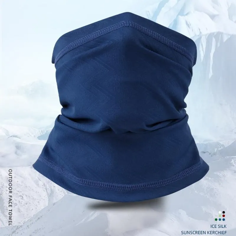 Outdoor Half Face Mask Tactical Summer Ice Scarf Witobroof Sunproof Mask Rower Szyj na szyję Ochrona na polowanie 265o