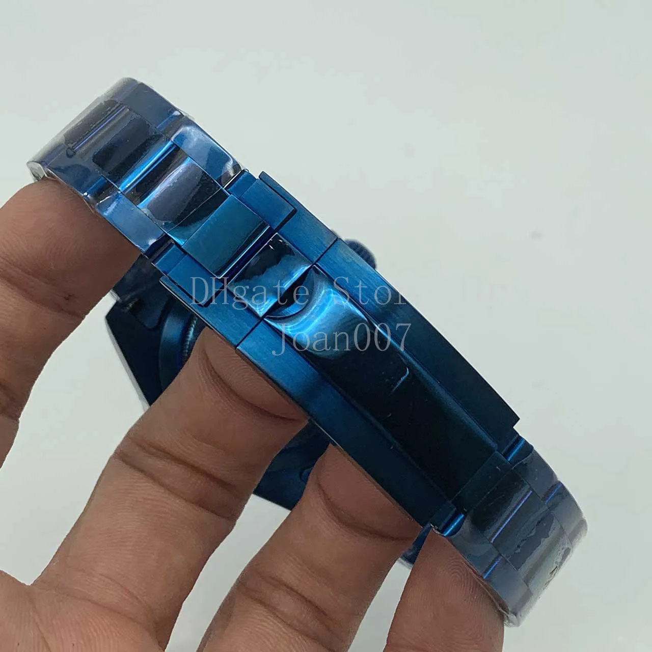 nouvelle montre pour hommes lunette en céramique noire sous-montres brillant bleu placage en acier inoxydable automatique mécanique montres pour hommes 40mm mad2635