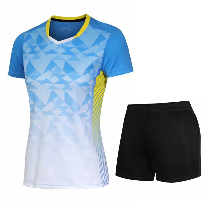 2019 Pallavolo femminile Manica corta Pallavolo Serve Suit Donna A Speed Do Major Gas Row Match Serve Maglia da allenamento