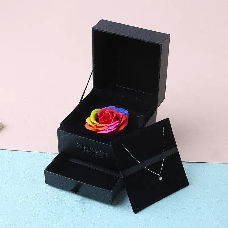 Simulatie Rose Zeep Bloem Met Doos Bruiloft Souvenir Valentijnsdag Verjaardagscadeau Mooi Cadeau Voor Moeder P20 C181126016980779