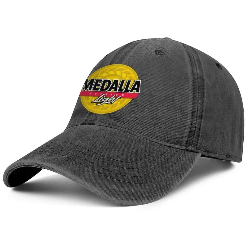 Şık Medalla Light Logo unisex denim beyzbol şapkası golf klasik şapkalar logo eski baskı6171403