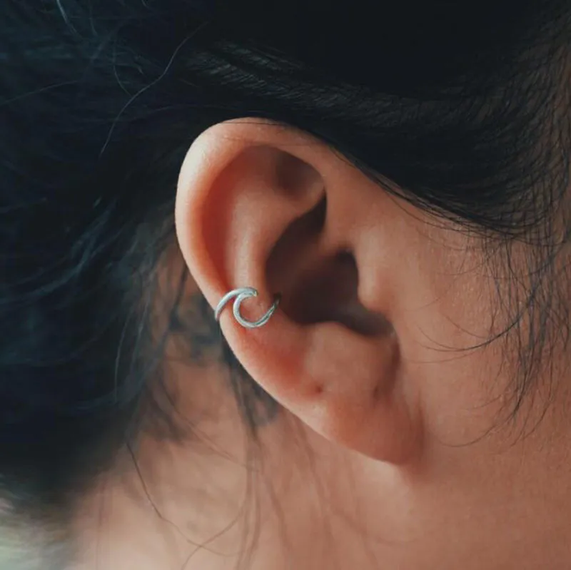 2020 neue Punk Wellen Ohr Kletterer Ohrringe für Frauen Stud Ohrringe Ohr Crawler Böhmischen Nette Earing Piercing Ohrringe Pendientes