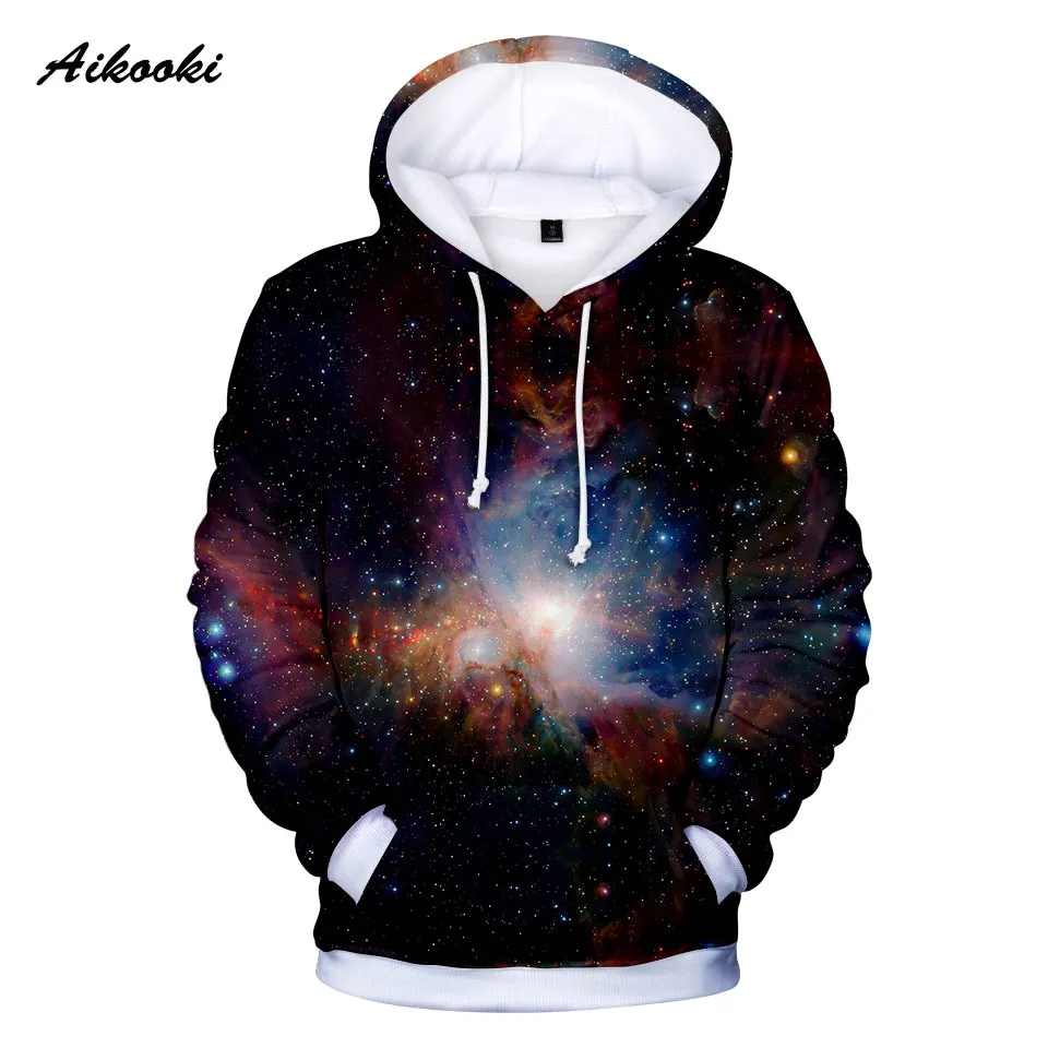 New Space Galaxy Hoodies Homens / Mulheres Suéter Com Capuz 3D Marca Roupas Boné Capuz Impressão Bonita Cool Galaxy Jacket Roupas T200104