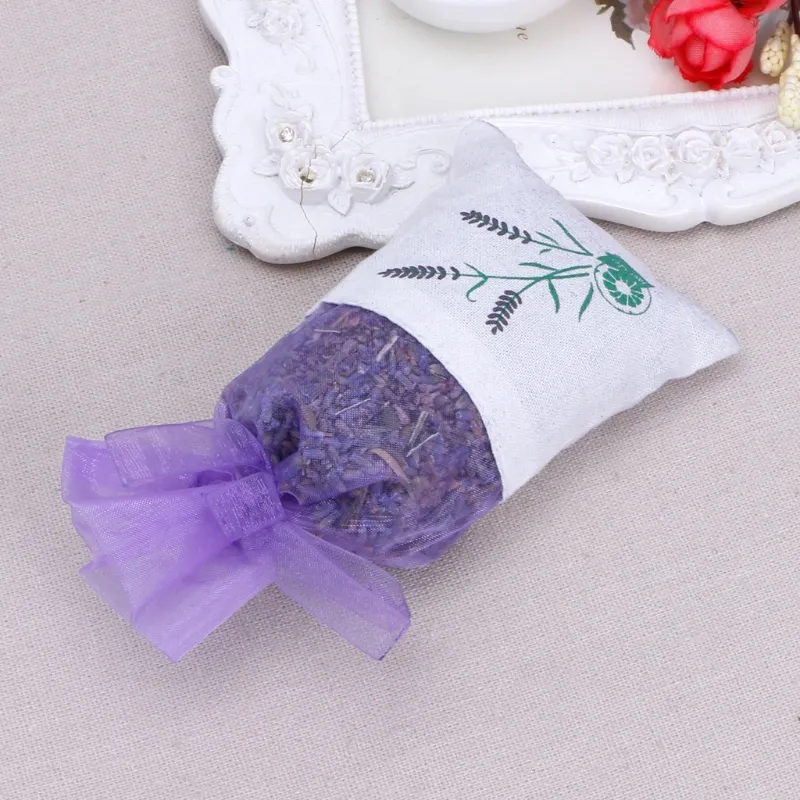 Borsa bustine di fiori secchi con boccioli di lavanda naturale, rinfrescare l'aria aromatica della casa auto 330w