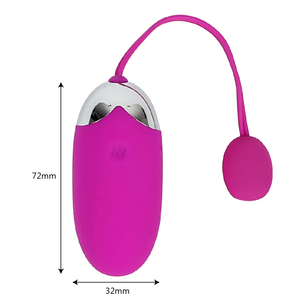 Olo Bullet Vibrator App Bluetoothワイヤレスリモートコントロール振動卵バイブレーターボール12速度女性用大人製品Y4037801