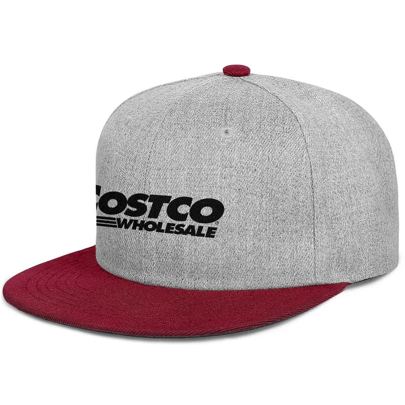 Costco hela original logotyplager online shopping unisex platt rim baseball cap stilar team trucker hattar flash guld it3005101