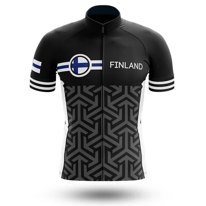 2022 Nouvelle Finlande Maillot de cyclisme Set Pro Bicycle Team Maillot à manches courtes Ciclismo Hommes Été Respirant Vêtements de cyclisme S277a