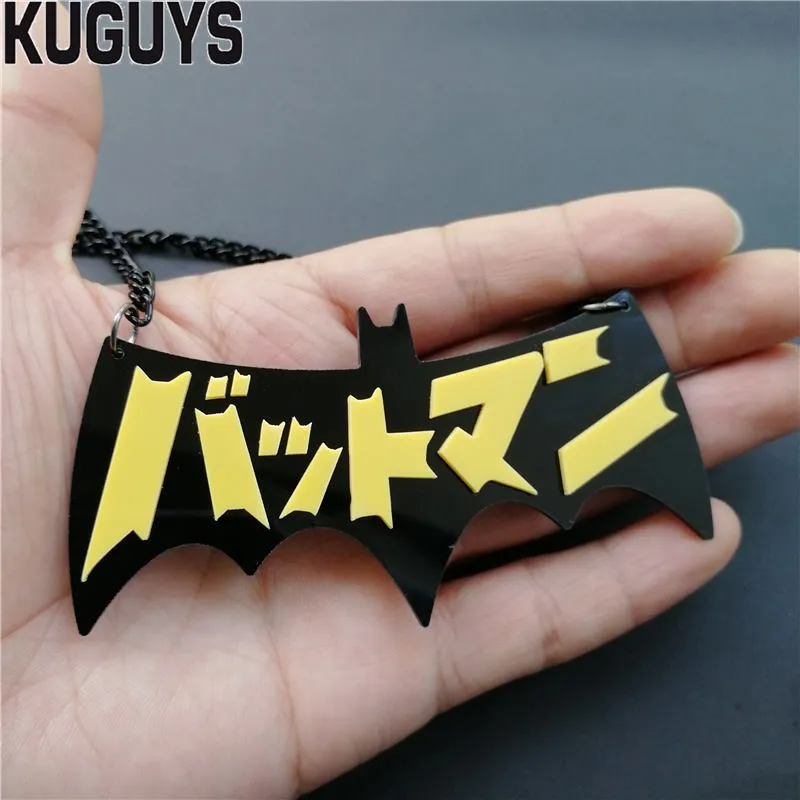 Acrylic Japanese Pendant Necklace Fashion Jewelry HipHop Accessories Sweater Chain285V
