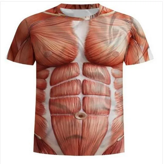 Newest Fashion Mens/Womans Muscle Summer Style Tees 3D Print Casual T-Shirt Tops Plus Size BB0148