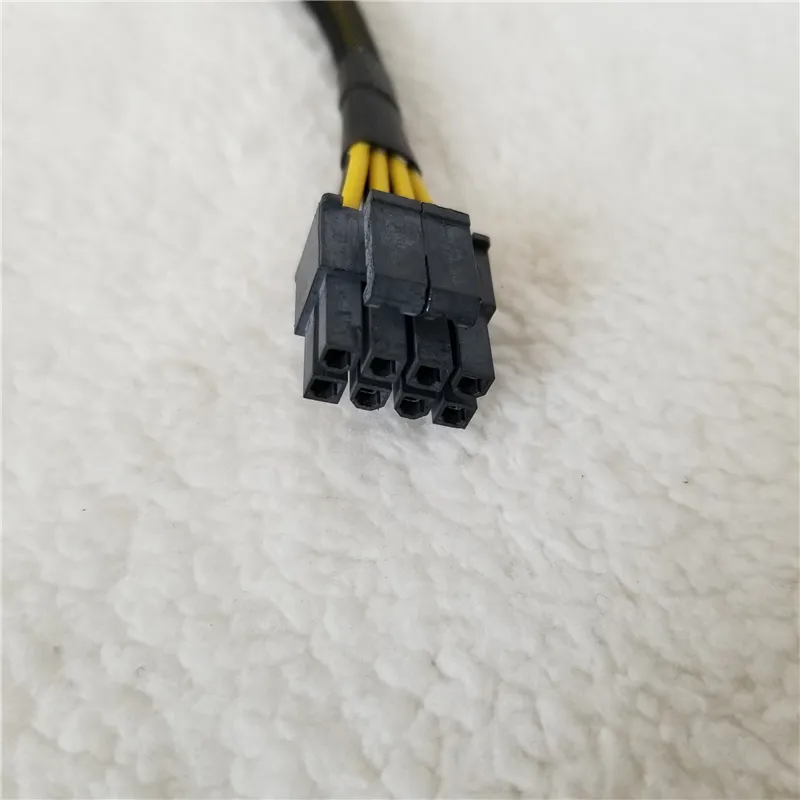 CPU 8pin 4pin + 4p Przedłużenie kabla zasilającego 18AWG Drutowe rękawy i konstrukcja ekranowania 30 cm/11,8 cala