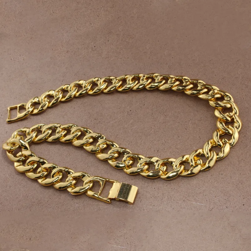 Mens Iced Out Chain Rose Goud Zilver Miami Cubaanse Schakelkettingen Ketting Hiphop Kettingen Jewelry320M