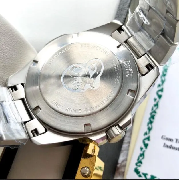 Männer Uhren Automatische bewegung 43mm mit Krone 316L Edelstahl Armband Männer Wasserdichte Armbanduhren Uhren für Männer1277j